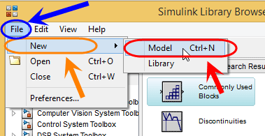 تولید یک سیگنال سینوسی و نمایش آن سیگنال، در سیمولینک (Simulink) نرم افزار متلب
