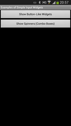 پروژه اندروید : Widget ها (Button و ImageButton و RadioButton و ...)