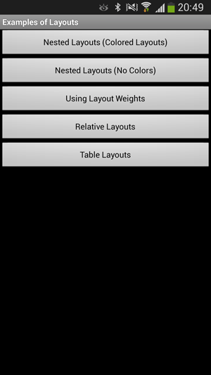 پروژه اندروید : طراحی لایه گرافیکی (فایل xml) متناظر با Activity