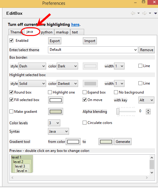 معرفی پلاگین EditBox برای رنگی کردن پس زمینه (highlight کردن) بلوک های کد در ادیتور (Editor)، در برنامه Eclipse (یا همان ADT Bundle)