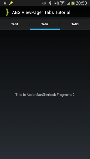 ساخت یک Activity به صورت Tab بندی (شامل چند  Fragment)، با استفاده از کتابخانه ActionBarSherlock (مناسب برای API های پایین)، در برنامه نویسی اندروید