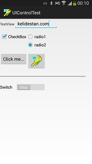 پروژه اندروید : عنصرهای مربوط به کنترل واسط گرافیکی برای کاربر (User Interface Controls) - عنصر TextView - عنصر EditText - عنصر CheckBox - عنصر RadioGroup - عنصر Button - عنصر ImageButton - عنصر ProgressBar - عنصر Switch - عنصر TimePicker - عنصر RatingBar