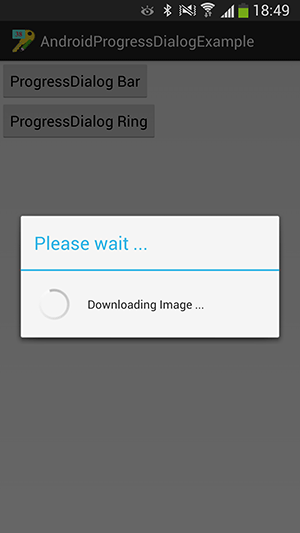 پروژه اندروید : ساخت ProgressDialog برای نمایش میزان پیشرفت و همچنین اعلام حالت انتظار به کاربر - ساخت ProgressDialog به شکل میله ای (Bar) - ساخت ProgressDialog به شکل حلقوی (Ring)