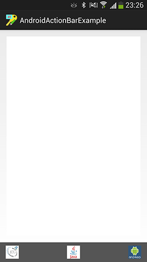 پروژه اندروید : ساخت منو (Menu) با استفاده از ActionBar