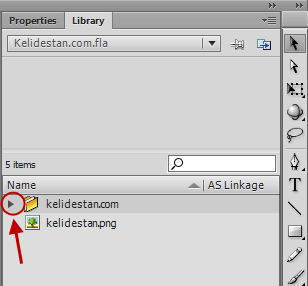 نقش Library در پروژه flash ، در نرم افزار Adobe Flash Professional