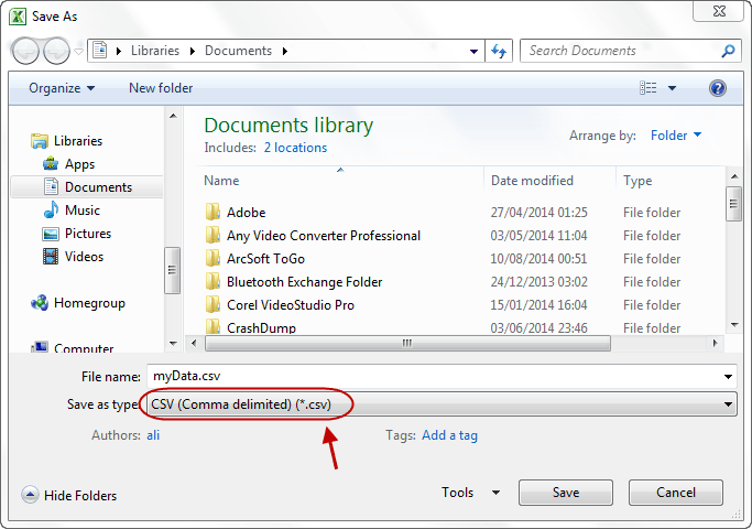 تبدیل اطلاعات موجود در یک فایل Excel به پایگاه داده MySQL ، با استفاده از فرمت csv