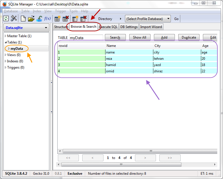 تبدیل اطلاعات موجود در Excel ، به پایگاه داده SQLite (برای برنامه نویسی اندروید)، با استفاده از فایل با فرمت csv