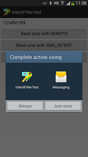 پروژه اندروید : Intent ها و Intent Filter ها