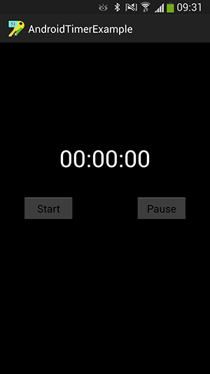 پروژه اندروید : زمان سنج (Timer)