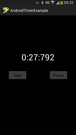 پروژه اندروید : زمان سنج (Timer)