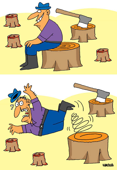 کاریکاتور : محیط زیست (سری اول)