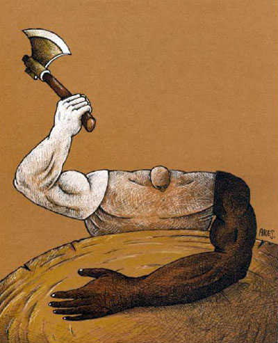 کاریکاتور : نژادپرستی (سری اول)