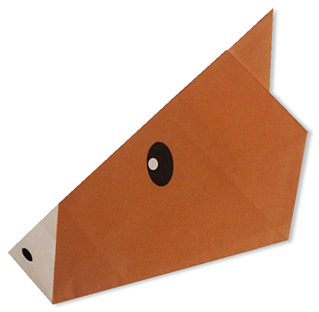 اریگامی (Origami) : صورت اسب (Horse)