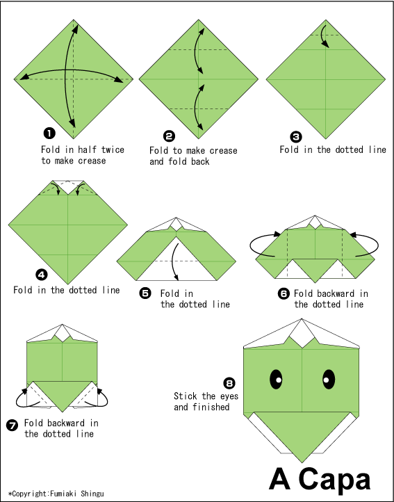 اریگامی (Origami) : صورت Kappa