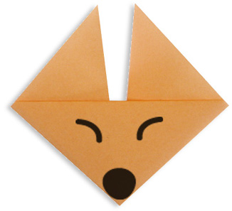 اریگامی (Origami) : صورت روباه (Fox)