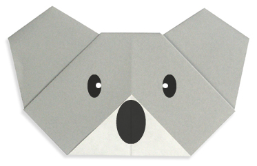 اریگامی (Origami) : صورت Koala