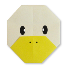 اریگامی (Origami) : صورت مرغابی (اردک ماده) (Duck)