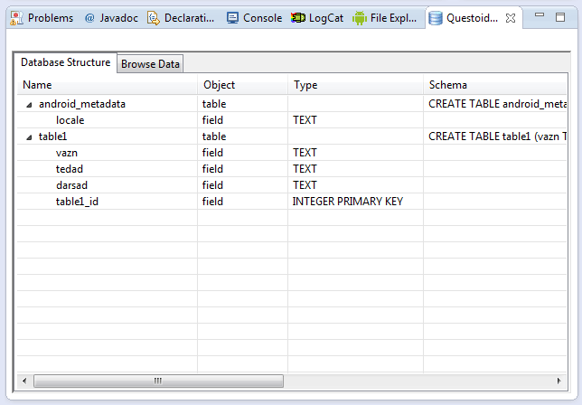 نصب پلاگین SQLiteManager برای مشاهده اطلاعات موجود در یک فایل مربوط به پایگاه داده SQLite ، توسط برنامه eclipse ، در برنامه نویسی اندروید