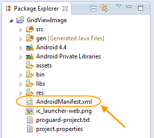 نمایش تعدادی عکس، با استفاده از GridView ، در برنامه نویسی اندروید
