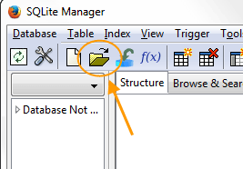 نصب پلاگین SQLite Manager برای مرورگر اینترنت Firefox ، برای مشاهده و کار با پایگاه داده SQLite و یا ساختن یک پایگاه داده SQLite جدید