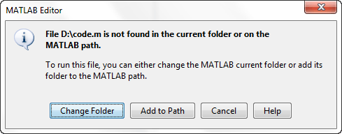 مسیرها (paths)، در متلب (MATLAB)