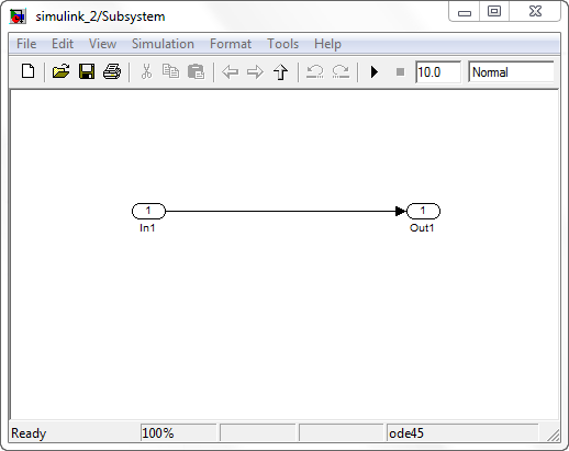 تعریف یک زیرسیستم (Subsystem)، با بلوک Subsystem در سیمولینک متلب (MATLAB)