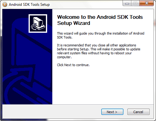 نصب Software Development Kit یا به اختصار SDK