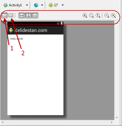 تفاوت بین دو حالت LinearLayout و RelativeLayout برای نمایش فایل xml متناظر با activity ها