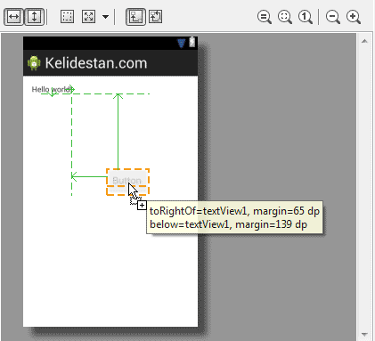تفاوت بین دو حالت LinearLayout و RelativeLayout برای نمایش فایل xml متناظر با activity ها