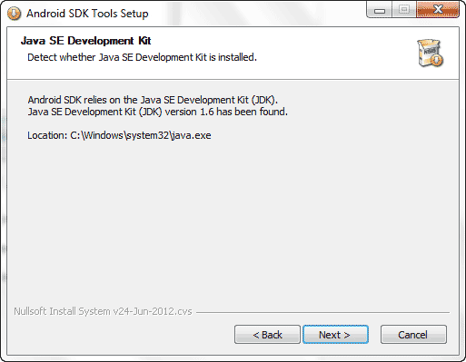 نصب Software Development Kit یا به اختصار SDK