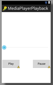 پخش یک فایل صوتی با استفاده از MediaPlayer ، با قابلیت به عقب و جلو بردن آهنگ (با استفاده از SeekBar)، در برنامه نویسی اندروید