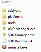 نصب Android SDK platform