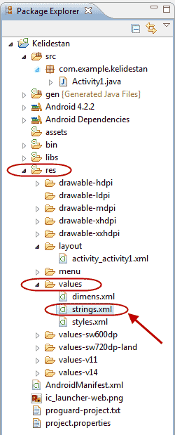 آشنایی با کدهای مربوط به فایل java برای یک activity ، فایل xml متناظر با آن activity و همچنین فایل AndroidManifest.xml
