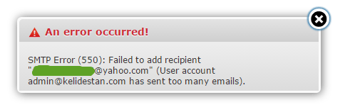 بررسی خطای به شکل کلی User account example@yourdomain.com has sent too many emails ، هنگام ارسال ایمیل از طریق پنل DirectAdmin (در هنگامی که سیستم ارسال ایمیل سایت به درستی کار نمی کند)