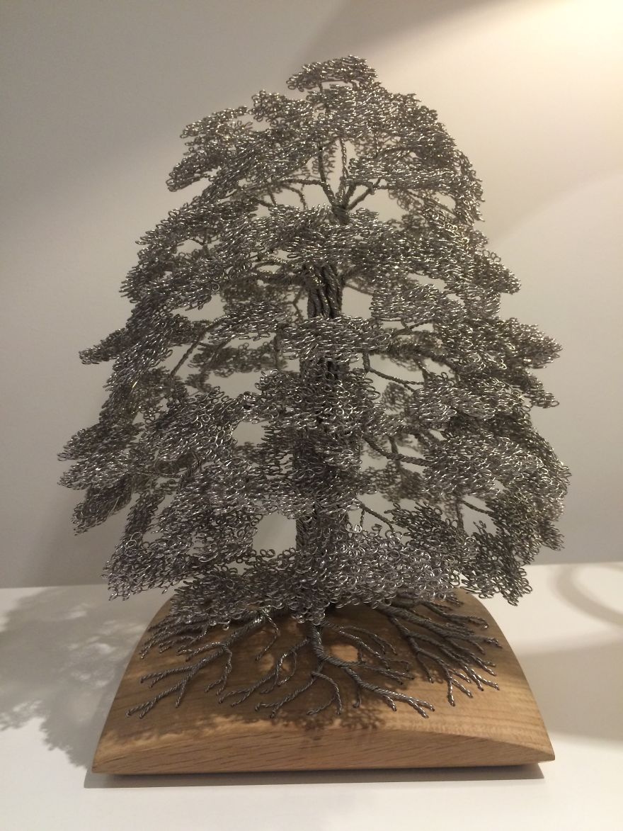 مجسمه های زیبای ساخته شده از سیم پیچ