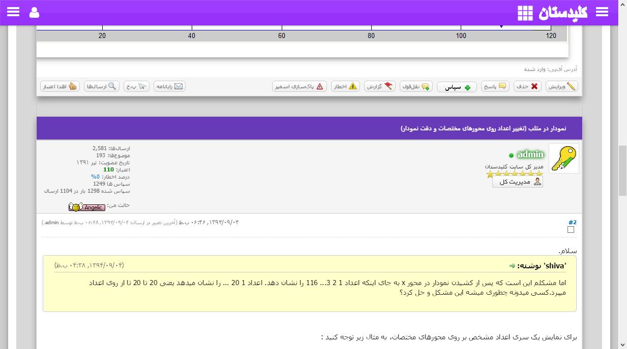 انجمن سایت کلیدستان به نسخه جدید ارتقا داده شد (1394/09/07)