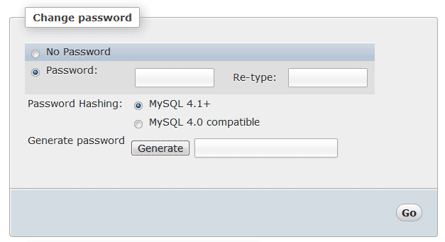 تعیین رمز عبور root ، در MySQL