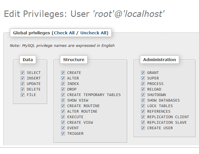 تعیین رمز عبور root ، در MySQL