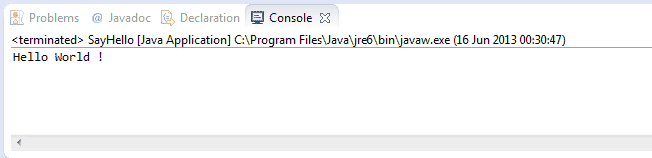 نوشتن اولین برنامه java در محیط برنامه eclipse