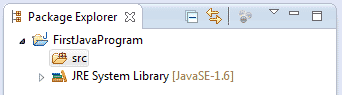 نوشتن اولین برنامه java در محیط برنامه eclipse