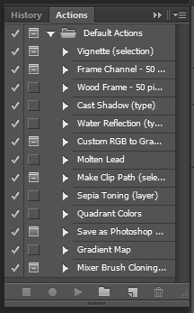 انجام عملیت های تکراری، با اکشن ها (Actions) در Adobe Photoshop