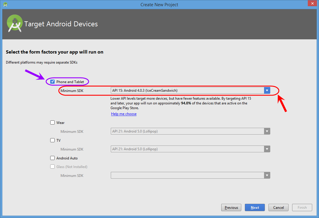 ساخت یک پروژه اندروید جدید در Android Studio ، در برنامه نویسی اندروید