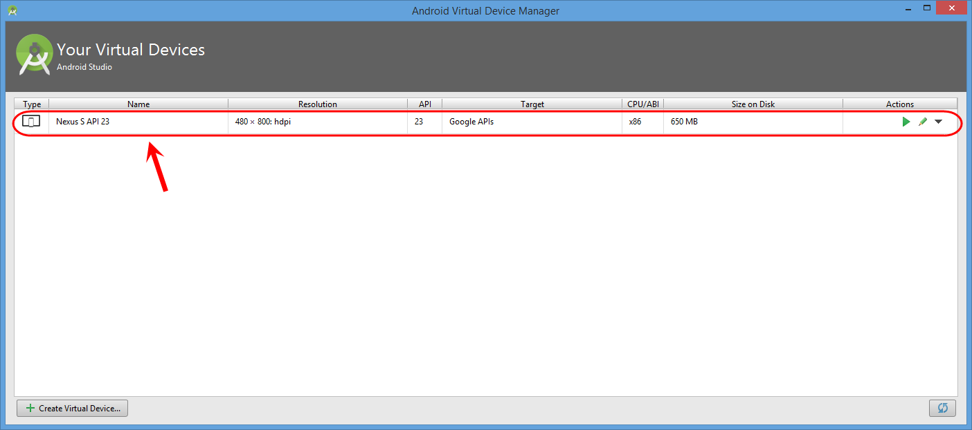 ساخت یک Virtual Device در برنامه Android Studio (برای شبیه سازی پروژه های اندروید بر روی گوشی مجازی)، در برنامه نویسی اندروید