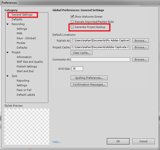 شروع کار با نرم افزار Adobe Captivate
