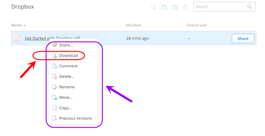 استفاده از Dropbox (سایت dropbox.com) برای ذخیره  چند گیگابایت فایل در محلی غیر از کامپیوتر خود (Back up ، به اشتراک گذاری و ...)