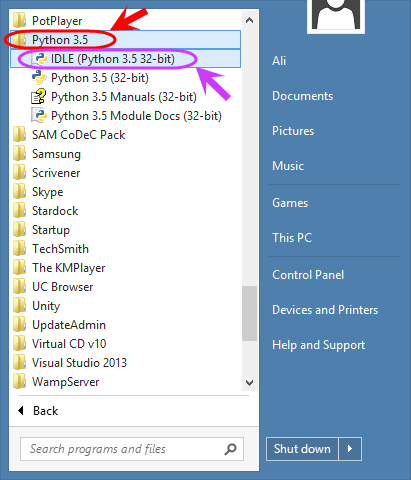 نصب پایتون (Python)