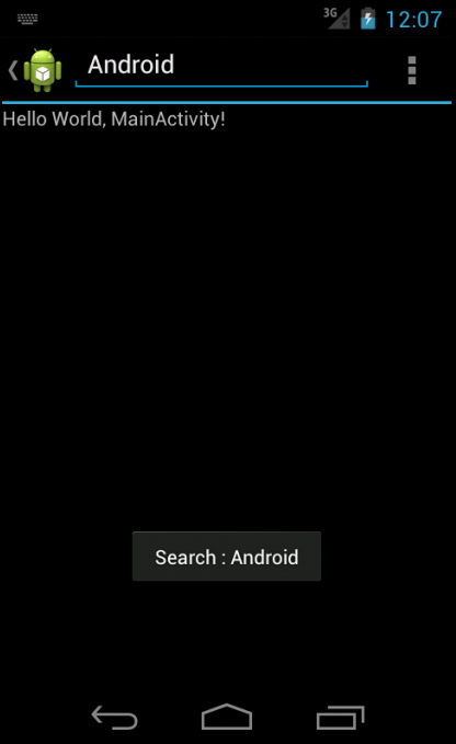 ساخت یک View سفارشی (Custom View) در Action Bar (به عنوان مثال، یک EditText)، در برنامه نویسی اندروید