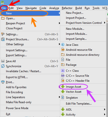 تغییر دادن آیکون (icon) پروژه اندروید، پس از ساخته شدن آن در برنامه Android Studio ، در برنامه نویسی اندروید