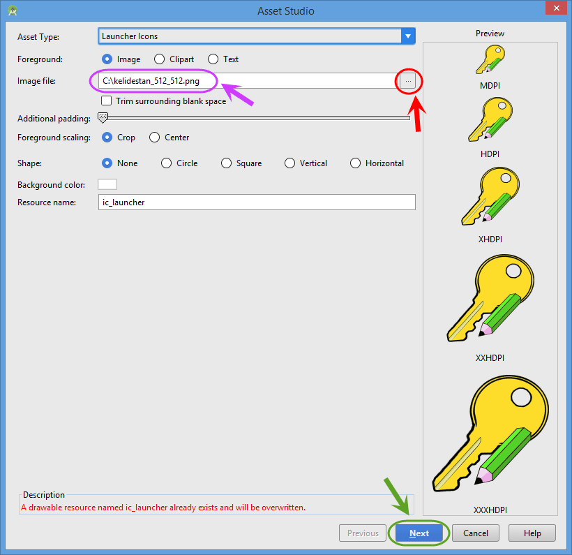 تغییر دادن آیکون (icon) پروژه اندروید، پس از ساخته شدن آن در برنامه Android Studio ، در برنامه نویسی اندروید