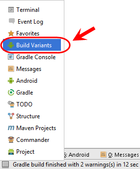 ساخت فایل apk از پروژه اندروید، در Android Studio